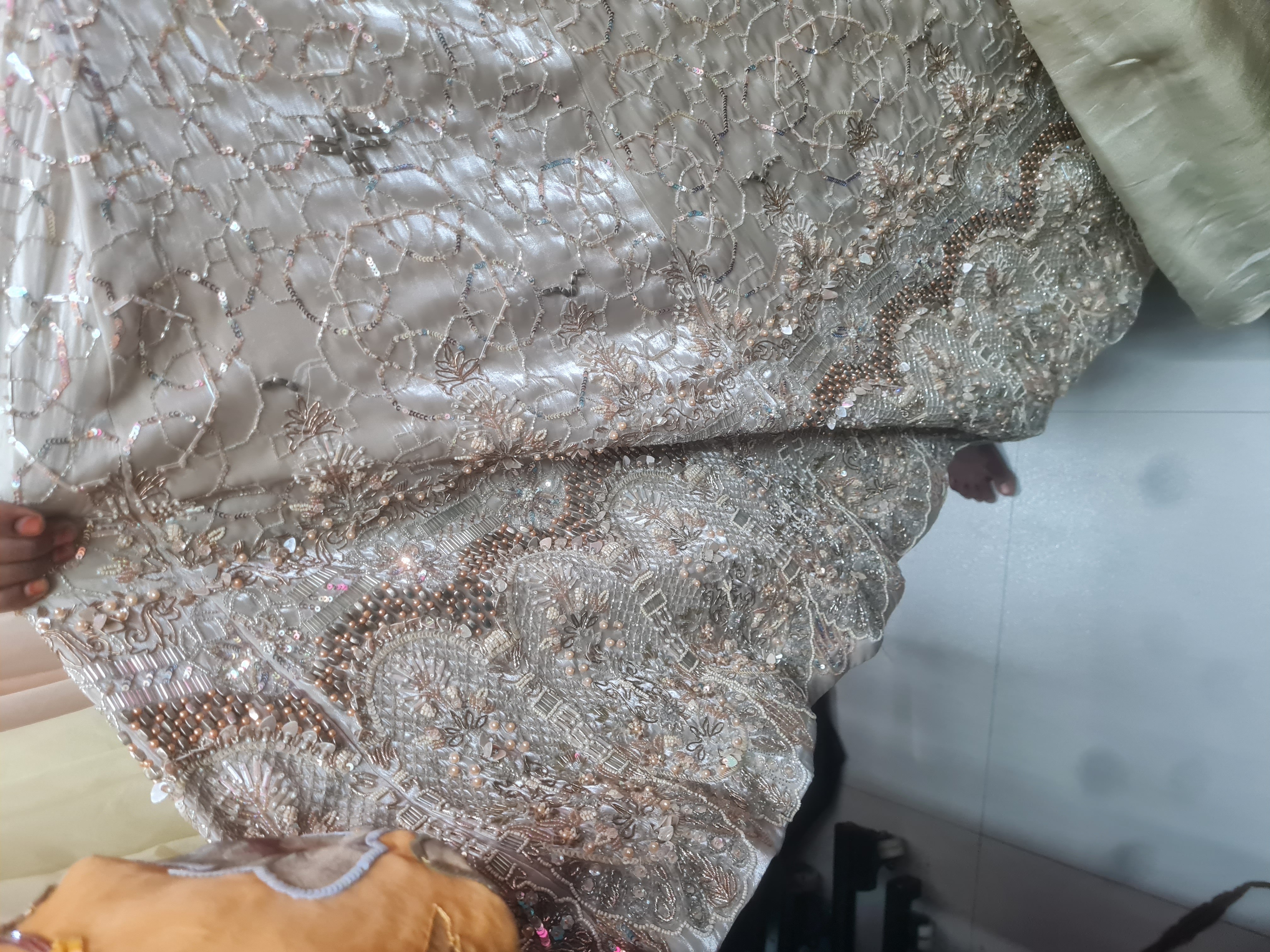  GREY HEAVY  NEW LEHENGA