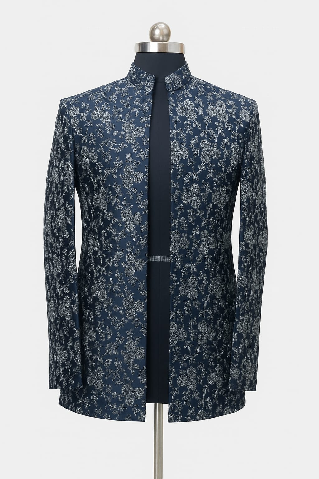 BLUE LACE JODHPURI SET